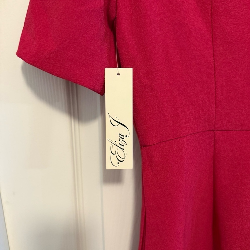 NWT Eliza J Side Ruffle A-Line Dress - Picture 7 of 8
